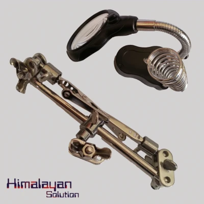 Helping Hand Magnfier LED Light with Soldering Stand