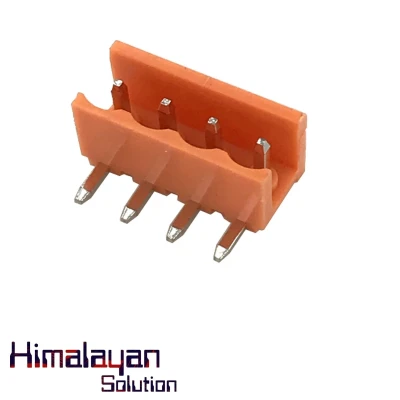 4pin Right Angle Female Connector Orange