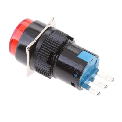 Indicator Pushbutton Switch 16m/without Light