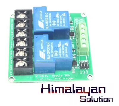 Relay Module 2 Channel 5v, 30A