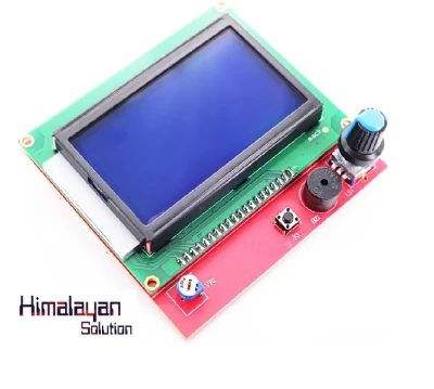 Smart Display Controller Module Board with Adapter and Cable Compatible with RAMPS 1.4 Reprap 3D Printer Kit