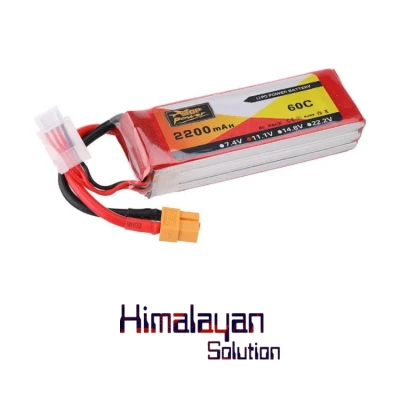 ZOP Power 11.1V 2200mAh 30C 3S Lipo Battery XT60 Plug for RC Quadcopter