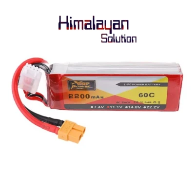 ZOP Power 11.1V 2200mAh 30C 3S Lipo Battery XT60 Plug for RC Quadcopter