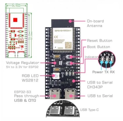 ESP32-S3 WROOM-1 N16R8