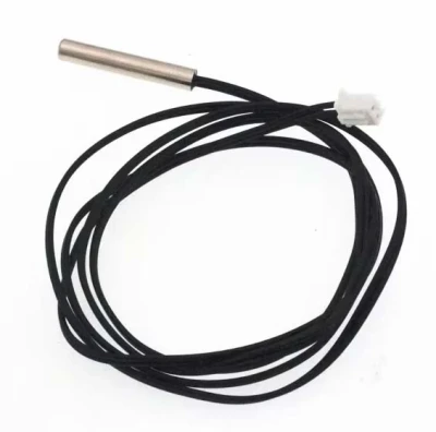 10K NTC thermistor temperature sensor with 1% accuracy (1 Meter), Waterproof Stainless Steel Probe Probe