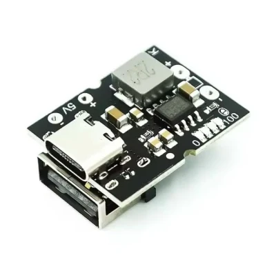Type-C USB 5V 2A Boost Converter Step-Up Power Module Lithium Battery Charging Protection Board