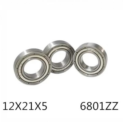 6801ZZ Deep Groove Ball Bearing 12*21*5 mm