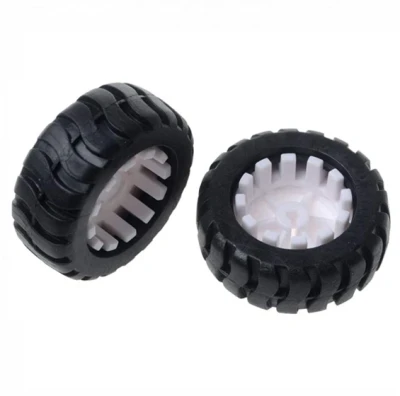 43MM N20 D-Axis Rubber Tyre (Pair)