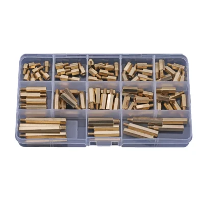 M4 Single Head Hexagonal Copper Column Hardware Screw Assortment Kit