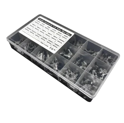 900PCS 18Values TO-92 Transistor Assortment Kit A1015 2N2222 C1815 S8050 2N3904 2N3906 S9012 NPN/PNP
