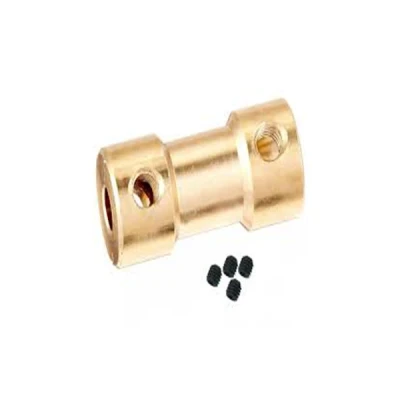 6mm to 6mm Brass Rigid Shaft Coupler