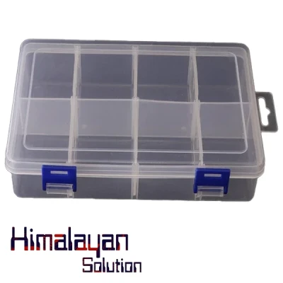 Plastic Storage Box - 8 Grid (20cm * 13.3cm*4.5cm)