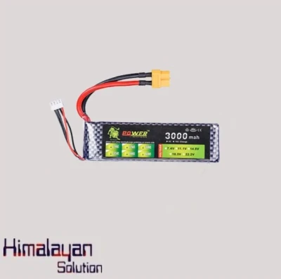 Lipo Battery 3000mah 11.1V 35C (XT-60)