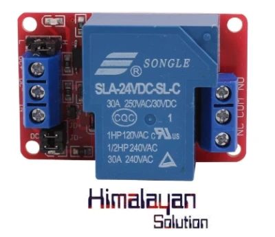 24v 1 Channel Relay SLA-124VDC-SL-C 30A 250V Relay Module