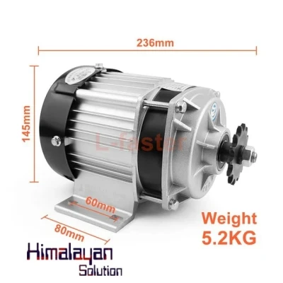 48V 1000W Electric Motor Wiith Controller Set