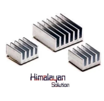 Raspberry Pi Aluminium Heatsink Set for Raspberry Pi 4 / Pi 3 / Pi 2 (3 Pieces)