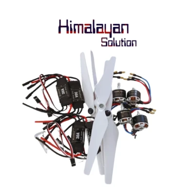 4pcs 2212 920KV Brushless Motor + 4pcs 30A Simonk ESC + 2 Pair self-locking propeller four-axis forF450 F550 S500 S550 X525 Quadcopter Multicopter