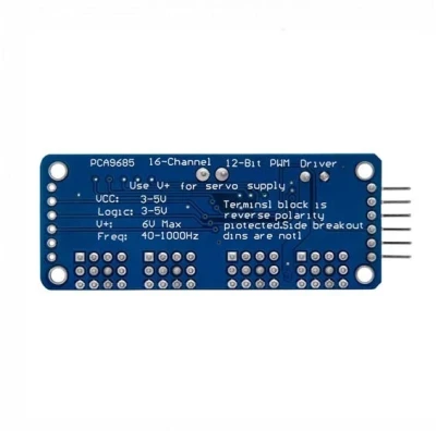 PCA9685 16 channel 12 bit PWM servo driver