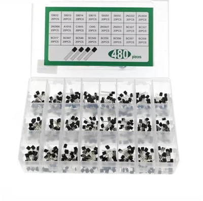 24Value 480PCS Transistor Assortment Kit
