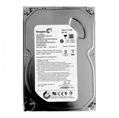 HDD Metal Seagate 500GB Internal Hard Disk