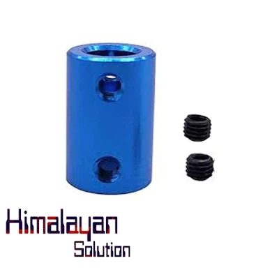 5 to 8mm Blue Aluminum Coupler for 3D Printer CNC Shaft