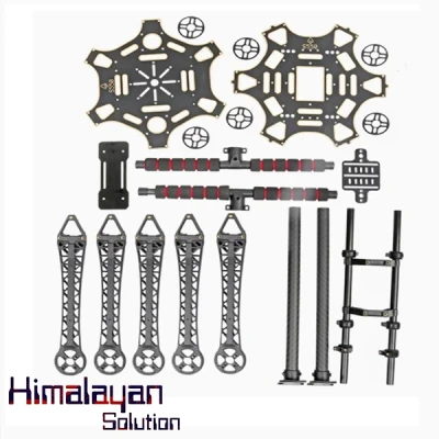 S550 six-axis rack with carbon fiber landing gear aerial photography rack PCB immersion gold plate 6-axis rack