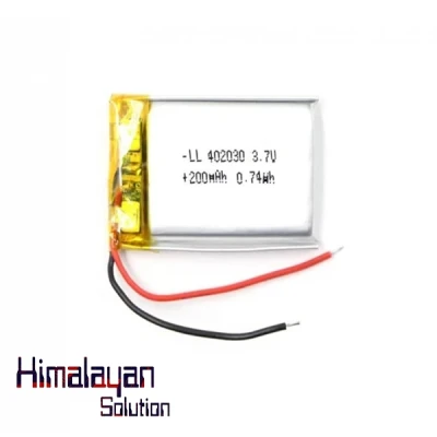 402030 3.7V LiPo Rechargeable Battery