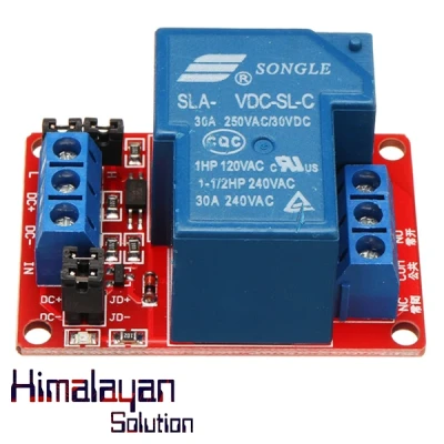 24V 30A 1 Channel Relay Module With Optocoupler Isolation