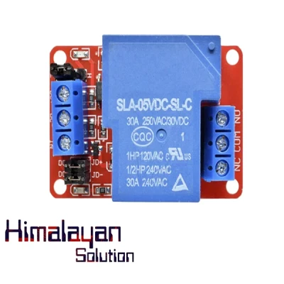 5V 30A 1 Channel Relay Module With Optocoupler Isolation