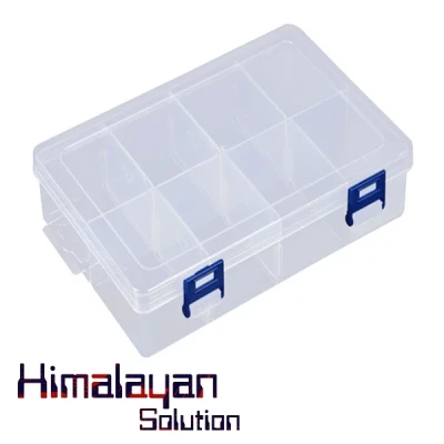 Plastic Storage Box - 8 Grid (20cm * 13.3cm*4.5cm)