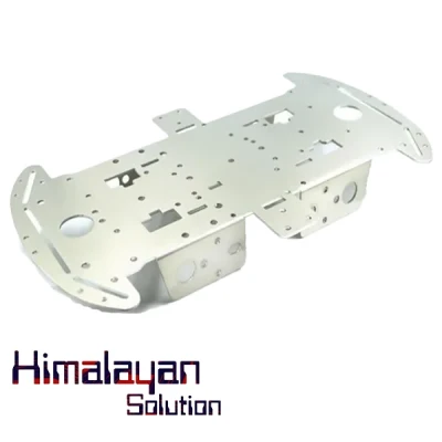 4WD Smart Car Chassis 1.5mm Aluminium Alloy