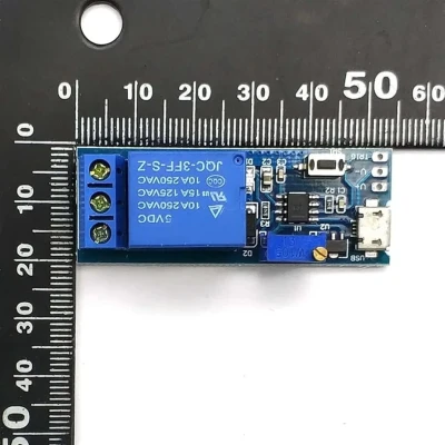 5V USB Delay Timer Relay Module (Single Channel, Adjustable Time