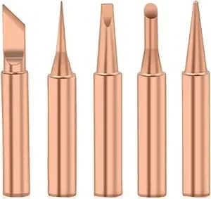 Pure Copper Soldering Iron Tip 5Pcs 900M-T