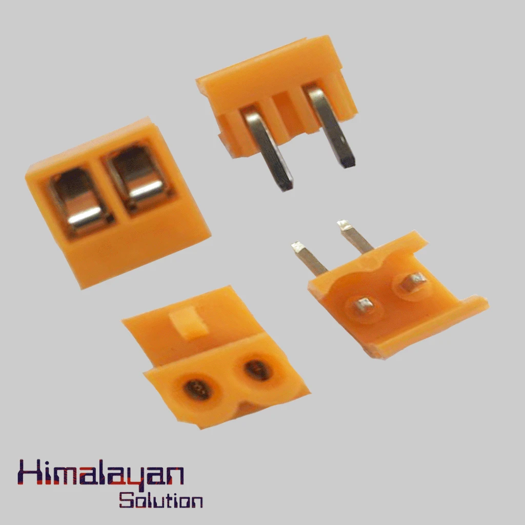 2 Pin Orange Connector (Pair)