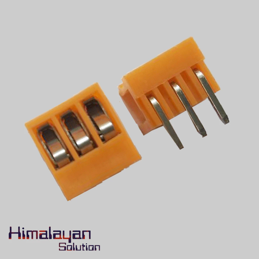 3 Pin Orange Connector (Pair)