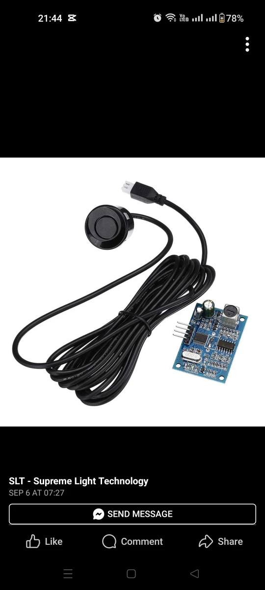 SR04T Water- Proof Ultrasonic Sensor
