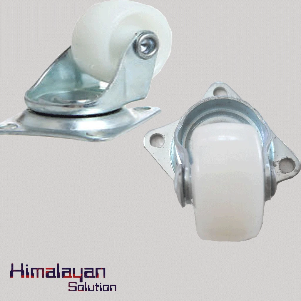 Caster wheel white