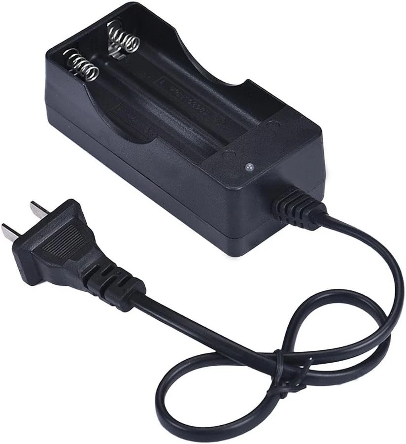 Dual Charger For 18650 3.7V Rechargeable Li-Ion Battery