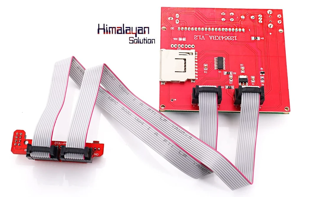 Smart Display Controller Module Board with Adapter and Cable Compatible with RAMPS 1.4 Reprap 3D Printer Kit