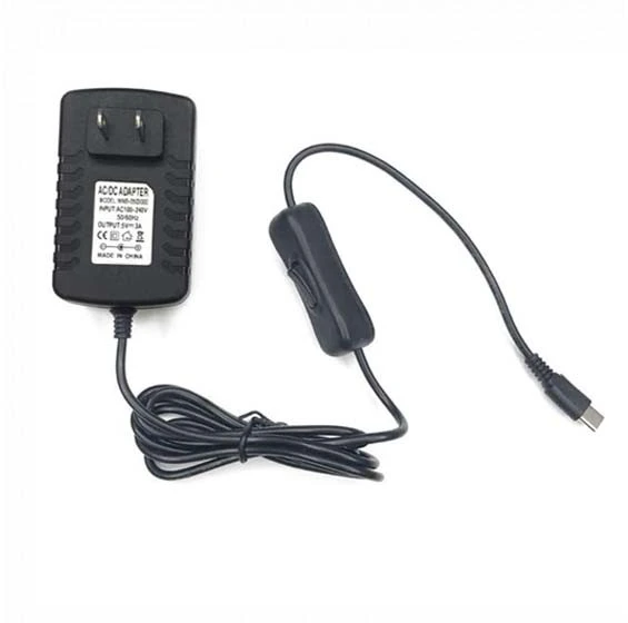 Raspberry Pi 4 Power Supply 5V 3A Type-C Power Adapter Charger