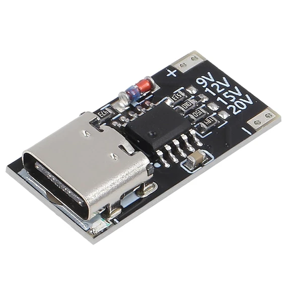 USB-C PD Type C Trigger Board PD/QC Decoy Fast Charger Module Support DC 9V 12V 15V 20V for Laptop,Router,Optical Modem Adapter