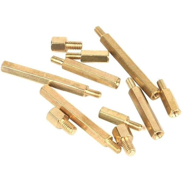 M2.5 Single Head Hexagonal Copper Column Hardware Screw Assortment Kit