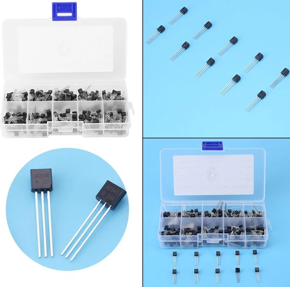 200PCS 10 Value NPN PNP Transistor BC327 to BC558 Assortment Kit