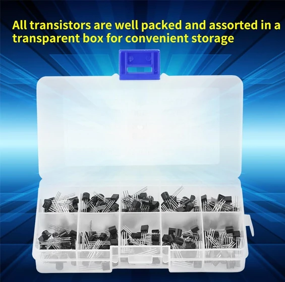 200PCS 10 Value NPN PNP Transistor BC327 to BC558 Assortment Kit