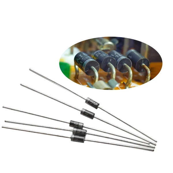 200PCS Rectifier Diodes Bag Assortment Kit 10Values (1N4001, 1N4002, 1N4003, 1N4004, 1N4005, 1N4006, 1N4007, 1N5817, 1N5818, 1N5819)