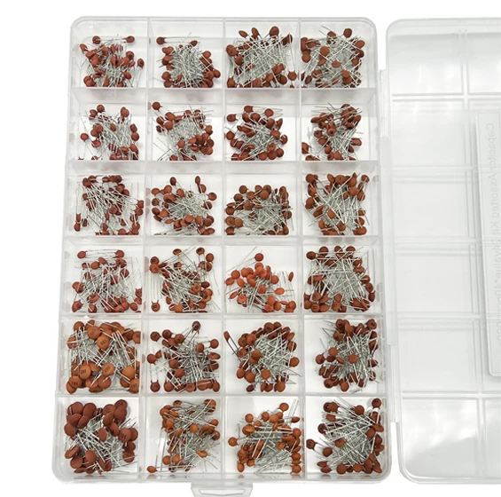 960PCS 24Value Capacitor Assorted Kit 2pF-100nF