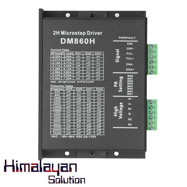 DM860H 7.2A driver for Nema Stepper Motor
