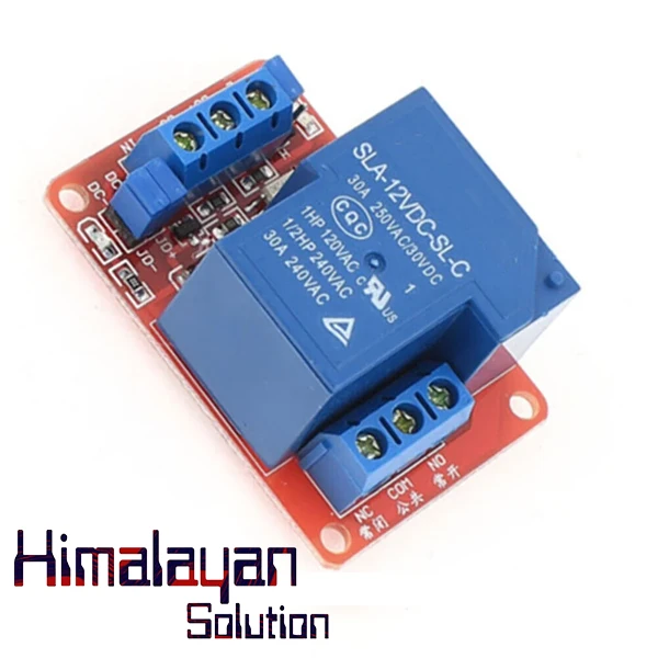 12V 30A 1 Channel Relay Module With Optocoupler Isolation