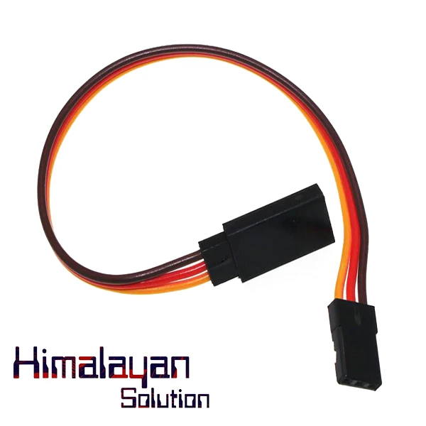 JR FUTABA  Servo Extension Cable 30 core 30cm (brown, red and orange)