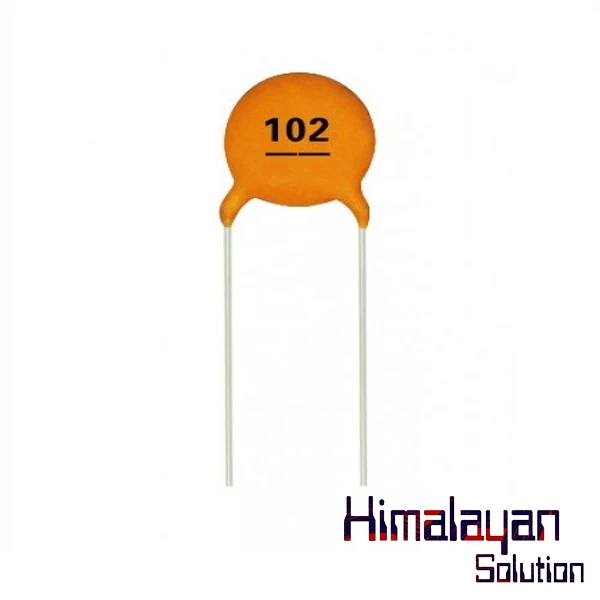 102 Ceramic Capacitor (1000pF/1nF) - 5pcs